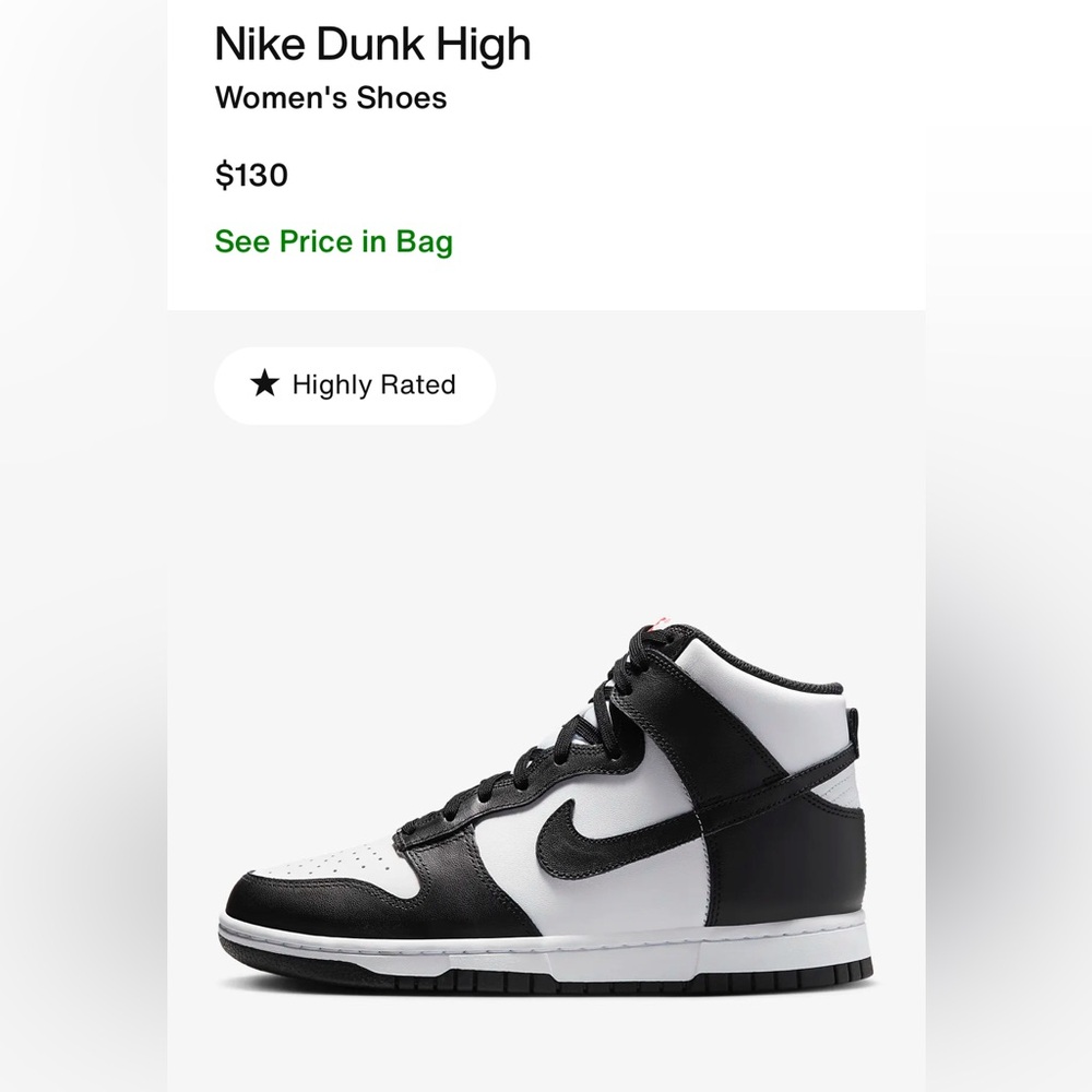 Nike Dunk High
Women's Shoes